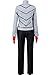 Ya-cos Persona 5 Protagonist Joker Cosplay Costume Coat Suit Jacket Outfit Top Attire Dress Up,Black,Large