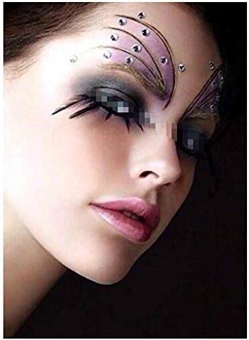 91 Pieces Self-Adhesive Rhinestone Sticker Gem Rhinestone Embellishment Stickers Sheet Fits for Crafts Face Body Eyes Nails Makeup Festival Carnival 5mm/8mm/10mm/12mm 4 Sizes (Pink) - Image 5