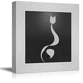 Canvas Wall Art Abstract Ink Painting Canvas Prints Home Artwork Decoration for Living Room,Bedroom - 12x12 inches