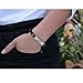 bayite Leather Bands Compatible Fitbit Flex 2 Bracelet Accessories Bangle Wristbands Black with Silver Sleeve