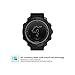 Suunto Traverse Alpha Screen Protector,Full Coverage Tempered Glass Screen Protector for Suunto Traverse GPS Watch with Anti-fingerprint Bubble-Free Crystal Clear