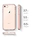 Spigen Ultra Hybrid (Anti-Yellowing PC Back) Designed for iPhone SE 2022 Case/iPhone SE 3 Case 2022 / iPhone SE 2020 Case/iPhone 8 Case/iPhone 7 Case - Rose Crystal