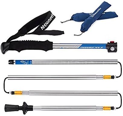 Nordic Walking Sticks Telescopic Trekking Poles Anti Shock Hiking Sticks Camping Equipment