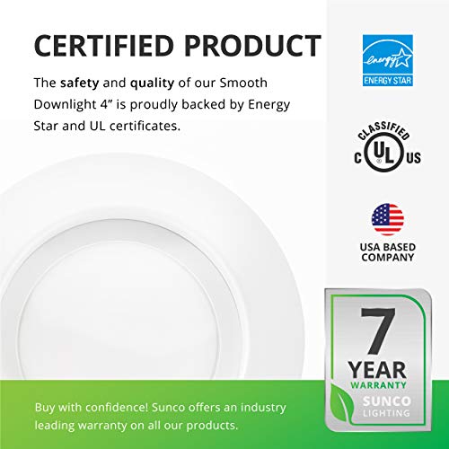 4 SUNCO+10+PACK+UL+listed+Downlight