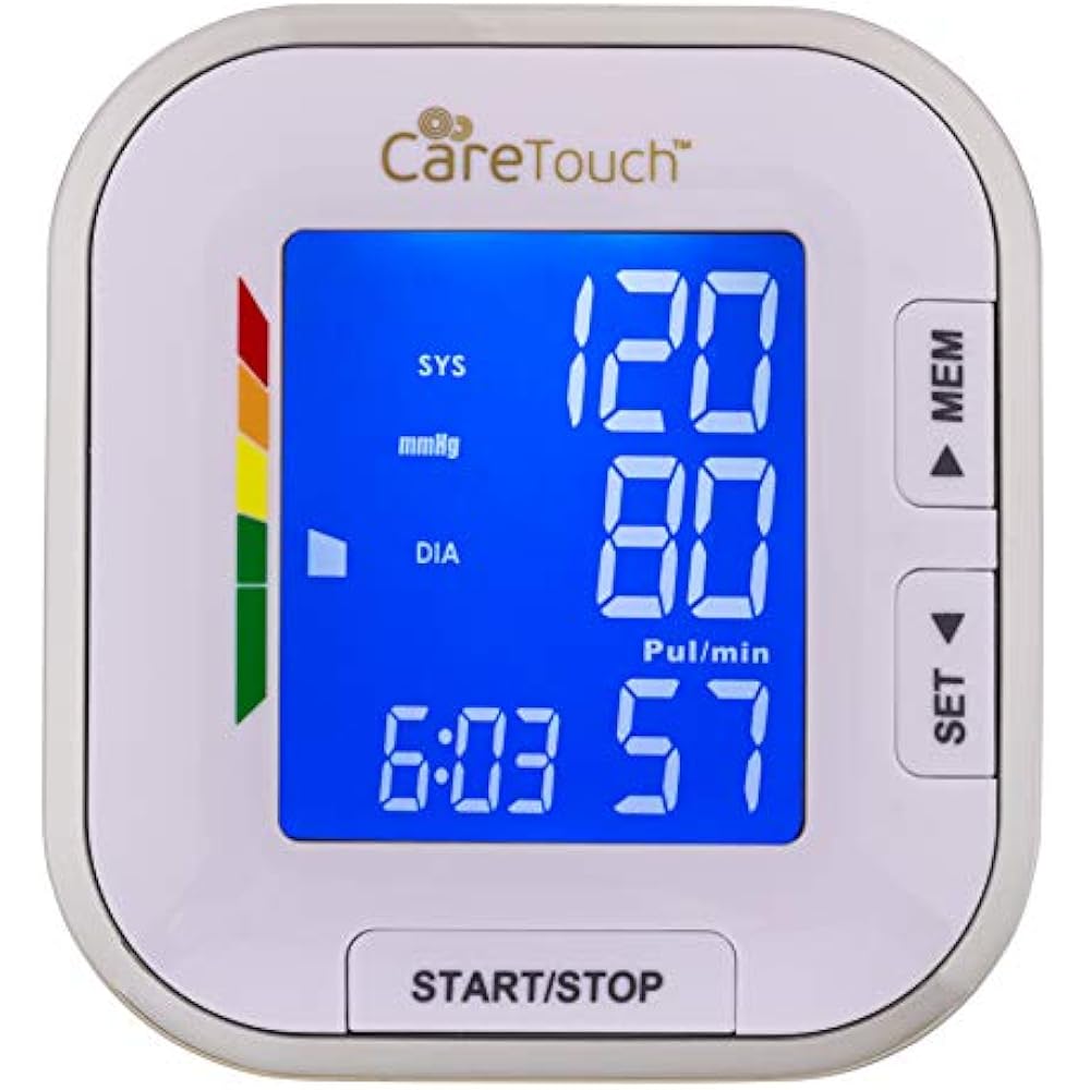 Care Blood Pressure Monitors Touch Fully Automatic Wrist Cuff