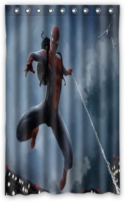 Personalized Custom Spider Man Window Curtain / Drapery / Panels / Treatment Thermal Insulated Blackout Window Curtains 52 "x 84" Inch Home Decoration