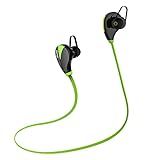 Wireless Headphones, Soroling In-Ear Sports Earbuds Sweatproof Bluetooth Headsets Noise Cancelling Earphones with Mic for Workout, Jogging, Running