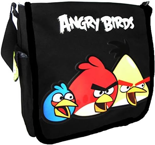 Angry Bird Black Shoulder Bag
