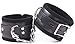 Orgasmist Leather Handcuffs with Chain Hand Cuffs Adjustable Wrist Ankle Cuff Restraint Adult Black Bondagethumb 4