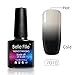 Belle Fille Temperature Changing Color Gel Nail Polish Varnish UV LED Manicure Soak Off Nail Art 10ml White to Black