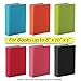 Stretchable Standard Size Book Covers, 6 Pack, Assorted Solids, Fits Books Up to 8
