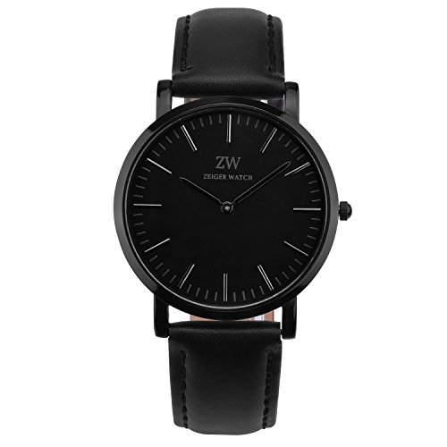 Relojes Zeiger para hombre para mujer Dial negro Dominican