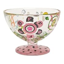 Lolita Hand Painted Glass Sundae Bowl, Bff