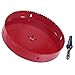 LC LICTOP 6.3 Inch Hole Saw, Heavy Duty Bi-Metal Cornhole Cutter, HSS Blade Drill Bit for Ceiling Light, Wood, Soft Metal Sheet, Plastic Panel, Drywall and Fiberboard, with Positive Rake Teeth, Red