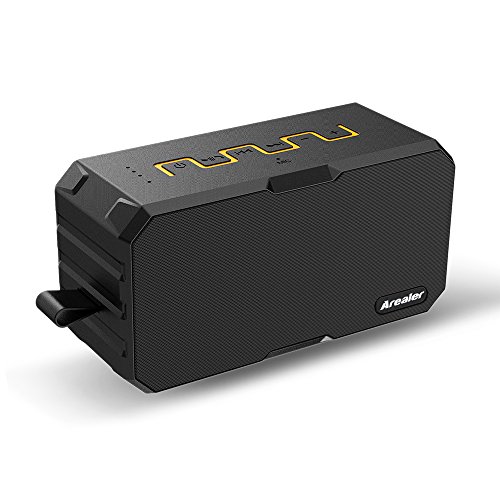 Waterproof Sport Speaker, Arealer Climber Bluetooth Portable Wireless Speaker, Strong Bass Built in 2600mAh Emergency Power