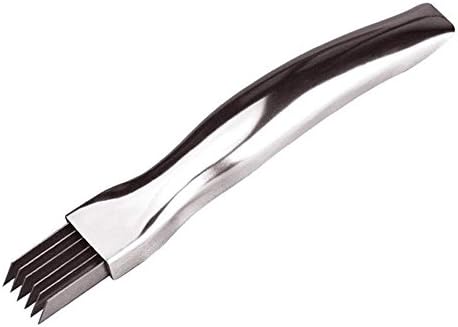 Samtlan Onion Cutter Slicer Stainless Steel Multi-Functional Scallion Cutter Shred Vegetable Shredder Kitchen Gadget Tool