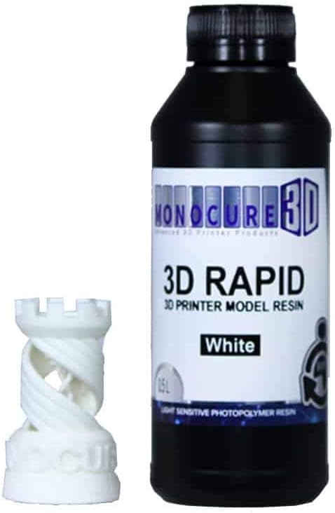 Monocure3D 3DR3583W-500 Rapid Resin, 500 mL, 17 oz., White