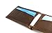 Andar Leather Slim Bifold Wallet - The Ambassador (Dark Brown)