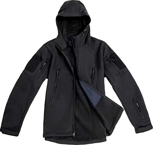 Tactical Jacket for Men Water Repellent Windproof Coat Big Tall Mens Fleece Lined Softshell Jackets