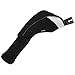 Andux 3pcs/Set Golf 460cc Driver Wood Club Head Covers Long Neck with No. Tags Black