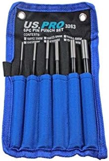 US Pro 6pc Pin Punch Set 2.5-10mm B3263 - Image 3