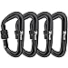Favofit Ultra Sturdy Locking Carabiner Clips, 12KN (2697 lbs Each) Heavy Duty Caribeaners for Camping, Hiking, Outdoor & Gym etc, Small Carabiners for Dog Leash & Harness