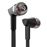 USPRO Wired Headphones In Ear Earphones with Mic Black
