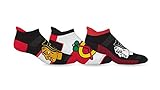 NHL Chicago Blackhawks 3-Pack Sport Ankle Socks