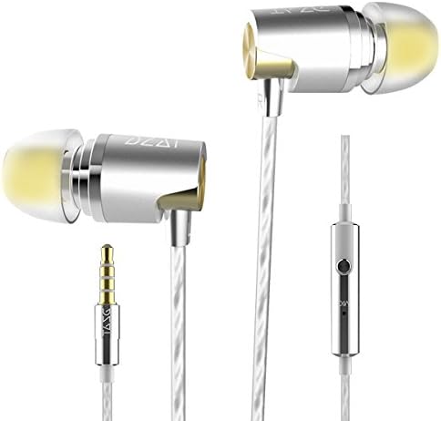 Saimly Earbuds, In-Ear Metal Earphones, Stereo Bass Headphones with Mic