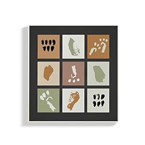 Canvas Wall Art for Living Room, Bedroom Puzzle Framed Canvas Prints for Home Decoration Ready to Hang - 16x16 inches