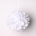 Sopeace 15 pcs White Teal Blue Gold 10inch 8inch Tissue Paper Pom Pom Paper Lanterns Mixed Package for Teal Themed Party Wedding, Bridal Shower Decor Teal Blue Baby Shower Teal Wedding Decoration