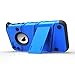 Zizo Bolt Series Compatible with iPhone SE Case Military Grade Drop Tested with Screen Protector Kickstand Holster Belt Clip iPhone 5s Blue Black
