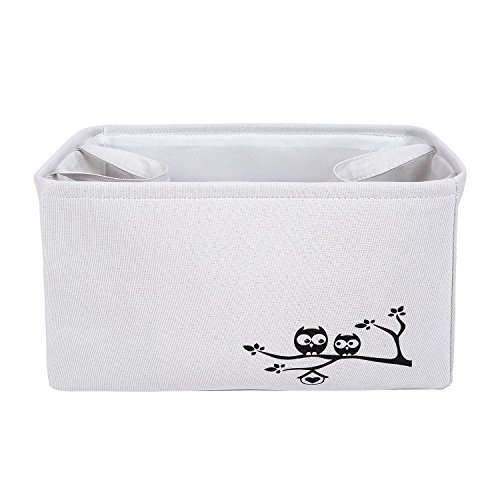 100% Cotton Canvas Storage Basket, Cotton yarn lining, Household Storage Organizer Bin, Baby Toys Storage Bins, Shelf Storage Cubes for Living Room Cabinet.No handle