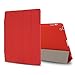 BESDATA Ultra Thin Magnetic Smart Cover [Auto Wake/Sleep Function] & Translucent Back Case for Apple iPad 2 / iPad 3 (The iPad) / iPad 4 (iPad with Retina Display) + Screen Protector + Cleaning Cloth + Stylus (Red)