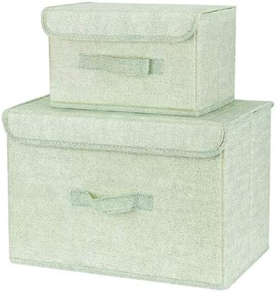 FAWEG Caja de Almacenamiento Caja de Almacenamiento, algodón y Lino