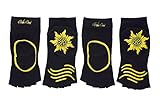 Non-Slip Skid Cotton Grippy Yoga Pilates Socks for Men/Women. No twisting/bunching, two size options ensuring your socks will NOT slip off. Multi functional use, House/Hospital/Indoor and Outdoors