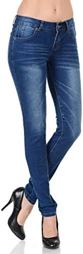 Studio Alpha Women's Jeans - Style CH192 - Blue - Size 03