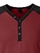 NE PEOPLE Long Sleeve Raglan Tshirt with Button Placket