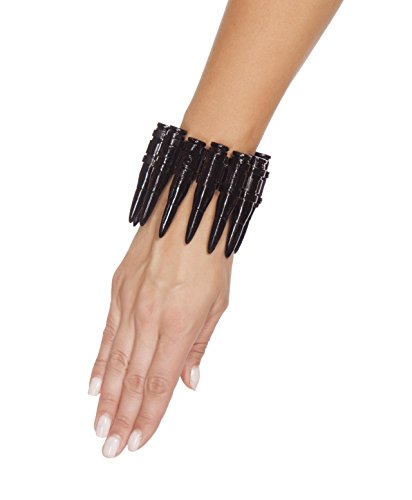 Roma Costume Women's Black Bullet Wrist Cuffs