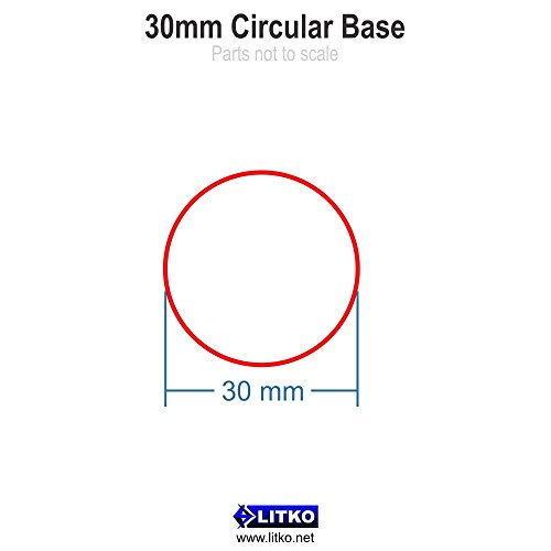 1.5mm Clear Miniature Bases, Circular 30mm (25)