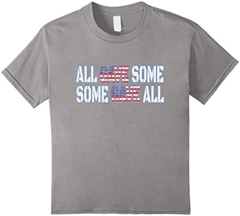 unisex-child Patriotic 4th of July, Memorial Day, Veteran's Day T-Shirt 12 Slate