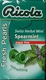 Ricola Herbal Sugar Free Spearmint Fresh Mints (Pack of 24)