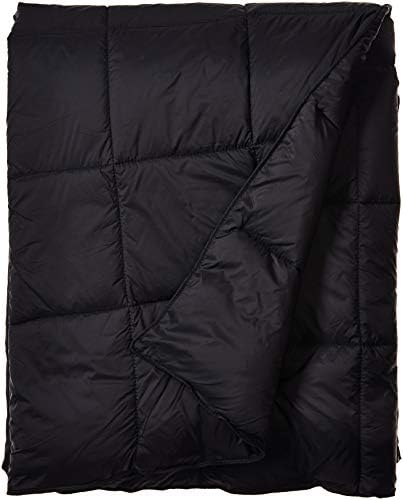 Premier Comfort Packable Down Alternative Luxury Throw Black 50x60    Premium Soft Cozy Lightweight Nylon For Bed, Couch or Sofa