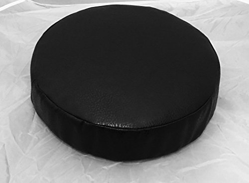 Round Cushion, Outdoor, Burgundy solid nylon barstool chair foam 4"x13.5" 1 piece with zipper
