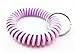 yueton Colorful Candy Bicolor Flexible Spiral Coil Wristband (Bicolor)