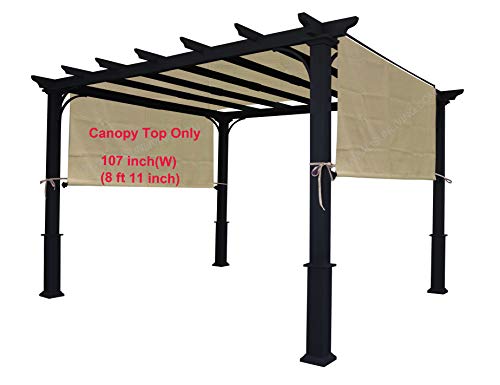 ALISUN Sling Canopy for The Lowe’s Garden Treasures 10 FT Pergola #S-J-110 & TP15-048C ...