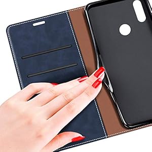 MOBESV Custodia per Honor 10 Lite, Cover a Libro Magnetica Custodia in pelle Per Honor 10 Lite, Elegante Blu - immagine 6