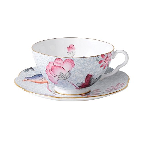 Wedgwood Harlequin Cuckoo Tea Story Teacup and Saucer, Blue