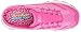 Skechers Sport Women's D'Lites a New Leaf Fashion Sneaker, Hot Pink Knit, 8 M US