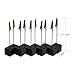 10pcs Table Number Holder Name Place Card Holder Memo Clip Holder Stand Note Holder Pictures Card Paper Menu Clip (Black)